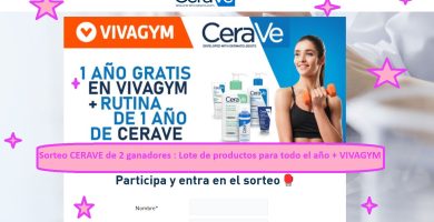 Sorteo CERAVE de 2 ganadores : Lote de productos para todo el año + VIVAGYM