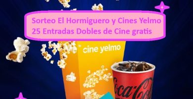 Sorteo El Hormiguero y Cines Yelmo 25 Entradas Dobles de Cine gratis