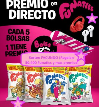 Sorteo FACUNDO ¡Regalan 50.400 Funatics y mas premios!