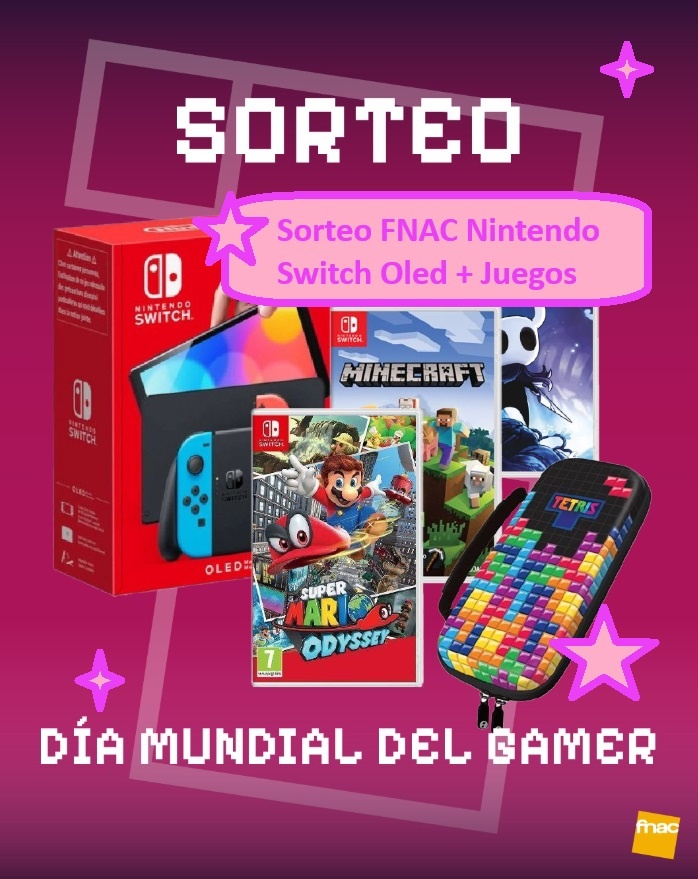 Sorteo FNAC Nintendo Switch Oled + Juegos