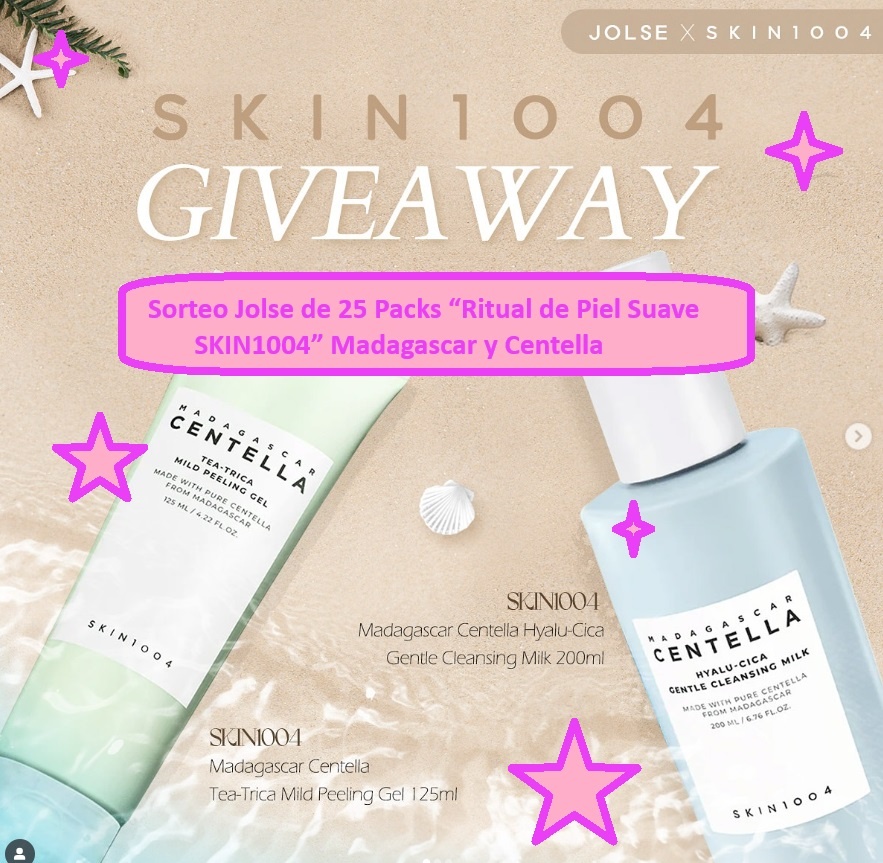 Sorteo Jolse de 25 Packs “Ritual de Piel Suave skin1004