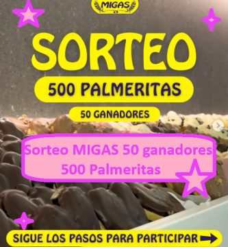 Sorteo MIGAS de 500 Palmeritas 50 ganadores
