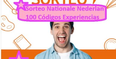 Sorteo NN de 100 Códigos para Experiencias