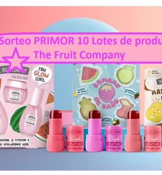 Sorteo PRIMOR 10 Lotes de productos Fruit Company