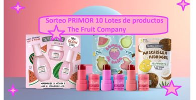 Sorteo PRIMOR 10 Lotes de productos Fruit Company