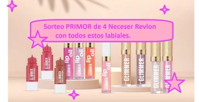 Sorteo PRIMOR de 4 Neceser Revlon con labiales