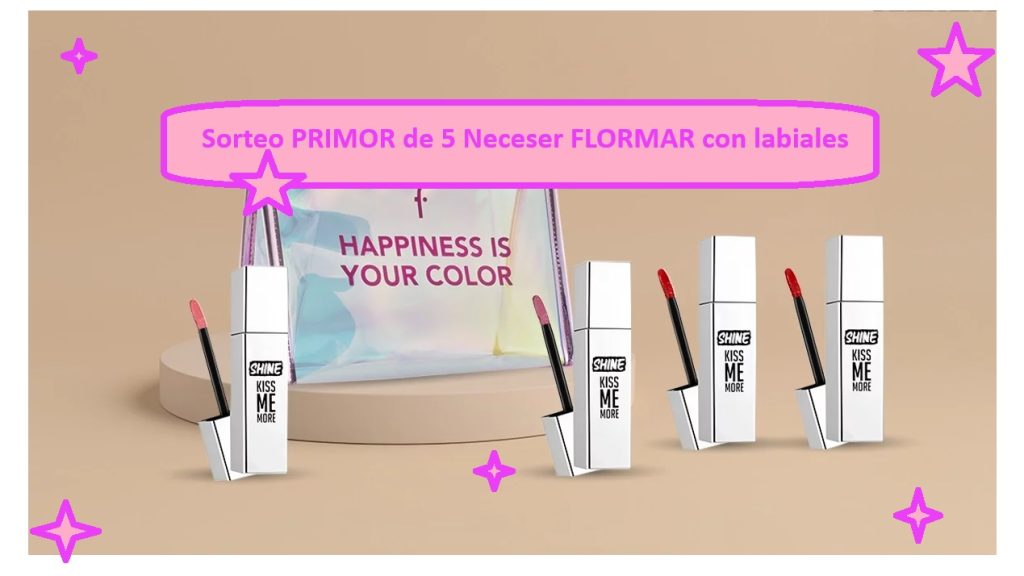 Sorteo PRIMOR de 5 Neceser FLORMAR con labiales