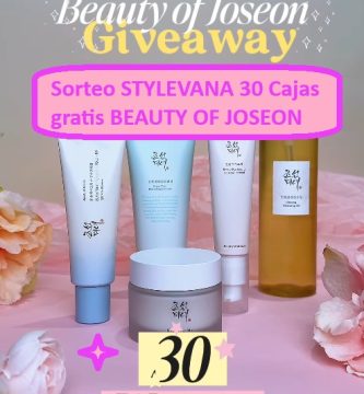 Sorteo STYLEVANA 30 Cajas gratis BEAUTY OF JOSEON