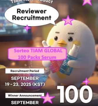 Sorteo TIAM GLOBAL 100 Packs Serum
