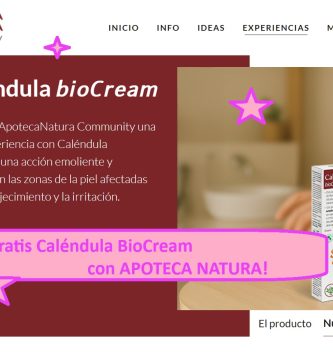 ¡Probar gratis Caléndula BioCream con APOTECA NATURA!