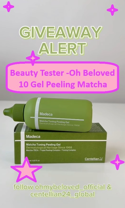 Beauty Tester -Oh Beloved de 10 Gel Peeling Matcha