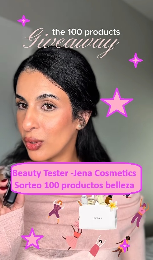 Beauty Tester -Jena Cosmetics Sorteo 100 productos belleza