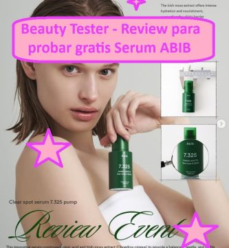 Beauty Tester - Review para probar gratis Serum ABIB CLEAR