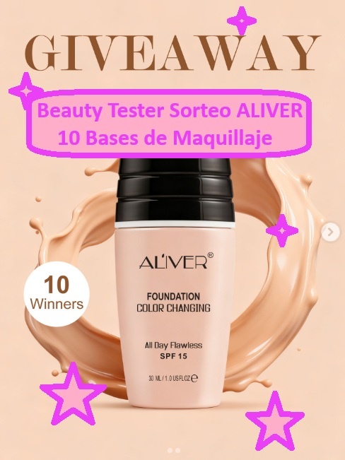 Beauty Tester Sorteo ALIVER de 10 Bases de Maquillaje
