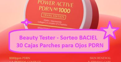 Beauty Tester - Sorteo BACIEL de 30 parches para ojos PDRN