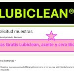 Muestras Gratis Lubiclean, aceite y cera Bicicletas