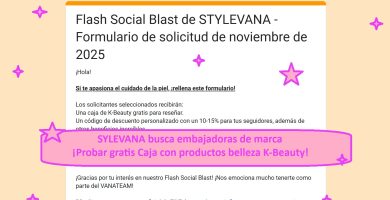 SYLEVANA busca embajadoras de marca ¡Probar gratis Caja con productos belleza K-Beauty!