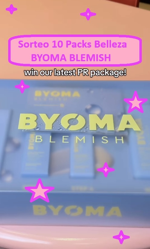 Sorteo 10 Packs BYOMA BLEMISH