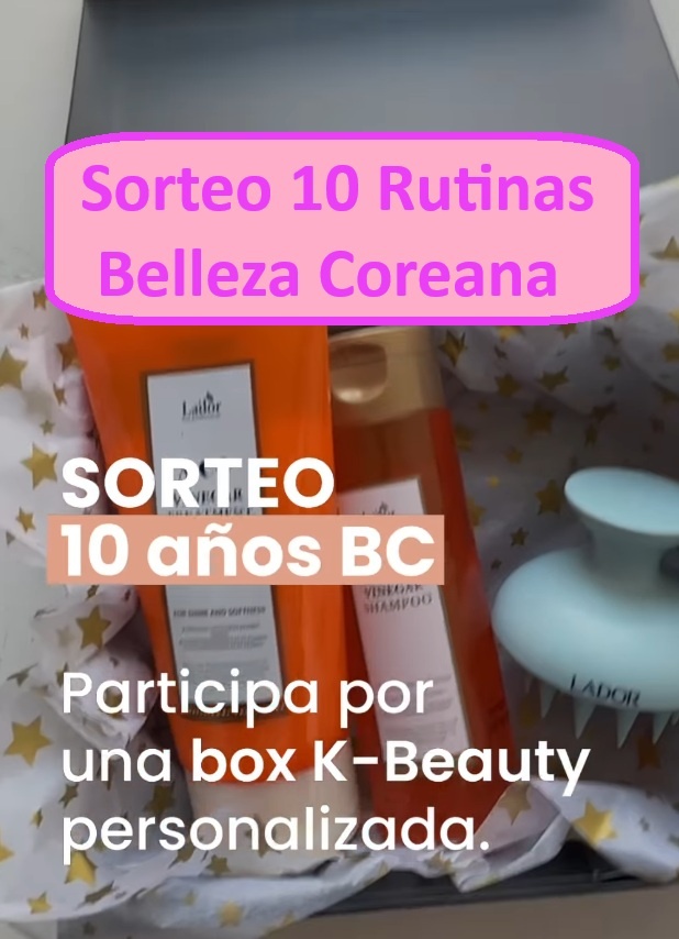 Sorteo 10 Rutinas Belleza Coreana