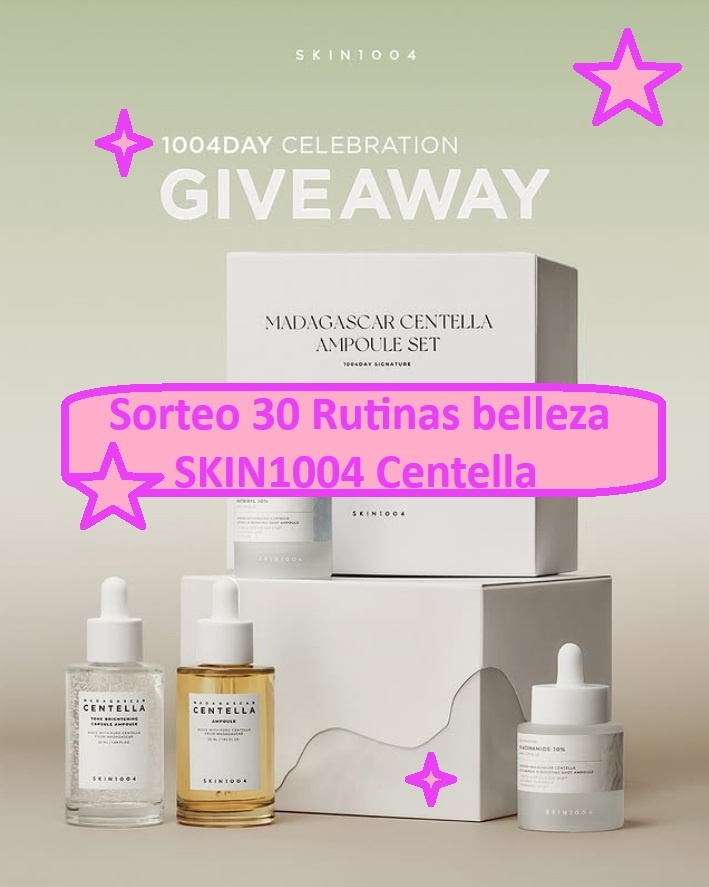 Sorteo 30 Rutinas belleza SKIN1004
