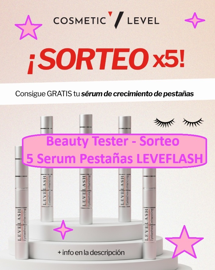 Sorteo 5 serum de pestañas leveflash