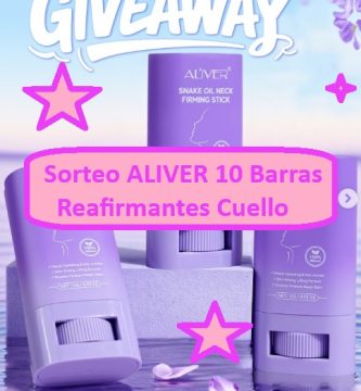 Sorteo ALIVER 10 Barras Reafirmantes Cuello