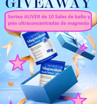 Sorteo ALIVER de 10 Sales de baño y pies ultraconcentradas de magnesio