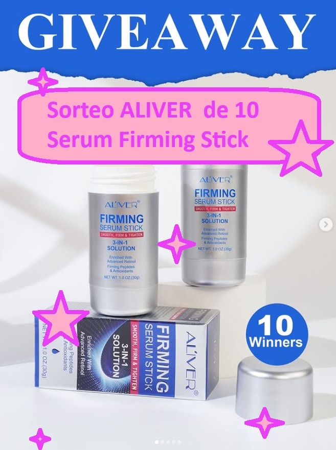 Sorteo ALIVER de 10 Serum Firming Stick