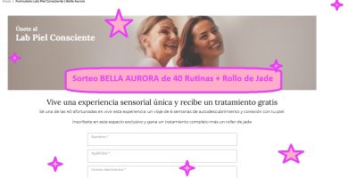 Sorteo BELLA AURORA de 40 Rutinas + Rollo de Jade