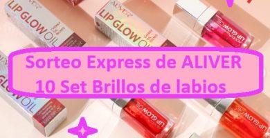 Sorteo Express de ALIVER 10 Set Brillos de labios