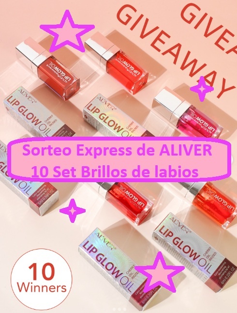 Sorteo Express de ALIVER 10 Set Brillos de labios