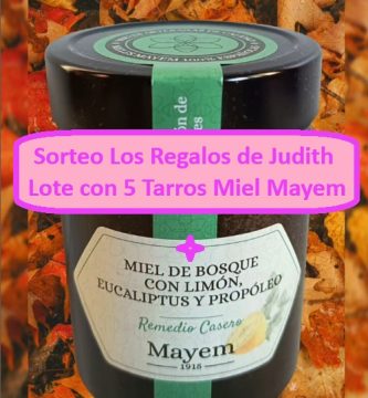 Sorteo Los Regalos de Judith lote con 5 tarros miel