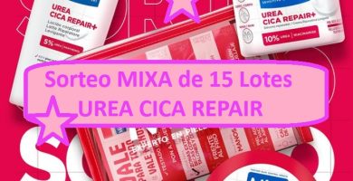 Sorteo MIXA de 15 Lotes Urea Cica Repair