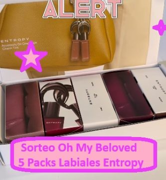 Sorteo Oh My Beloved de 5 Packs Labiales Entropy