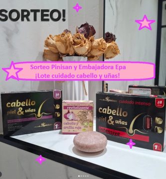 Sorteo Pinisan y Embajadora Epa ¡Lote cuidado cabello y uñas!