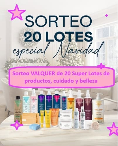 Sorteo VALQUER de 20 Super Lotes de productos