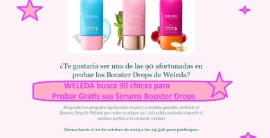 WELEDA busca 90 chicas para Probar Gratis sus Serums Booster Drops