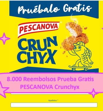 8.000 Reembolsos Prueba Gratis PESCANOVA Crunchyx