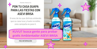 KUVUT busca gente para probar gratis Ambientador ASEVI BRISA
