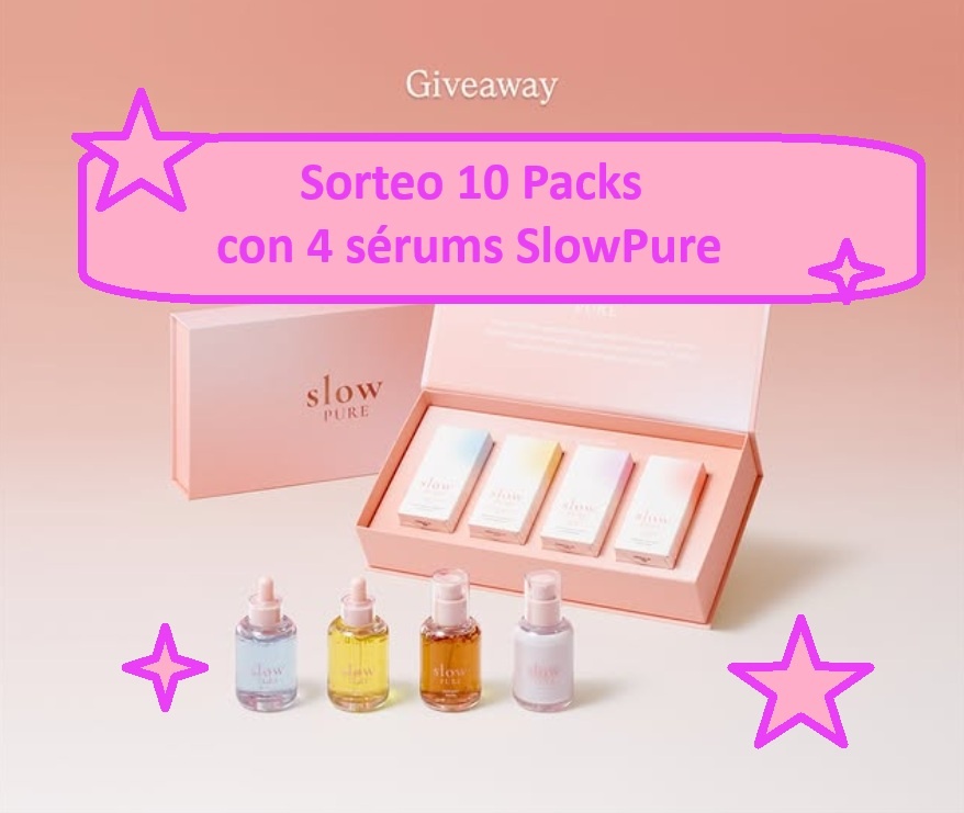 Sorteo 10 Packs con 4 serum SlowPure