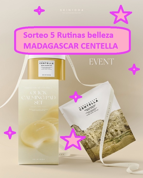 Sorteo 5 Rutinas belleza MADAGASCAR CENTELLA