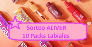 Sorteo ALIVER 10 Packs Labiales