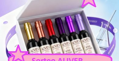 Sorteo ALIVER 10 Packs Labiales WINE