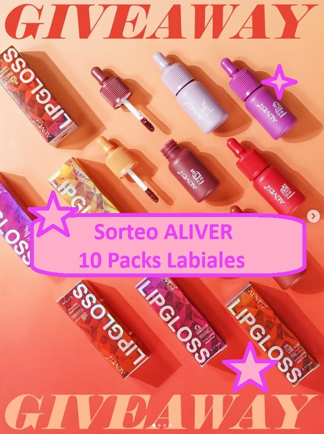 Sorteo ALIVER 10 Packs Labiales