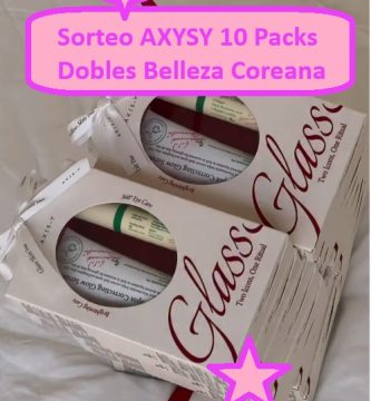 Sorteo AXYSY 10 Packs Dobles Belleza Coreana