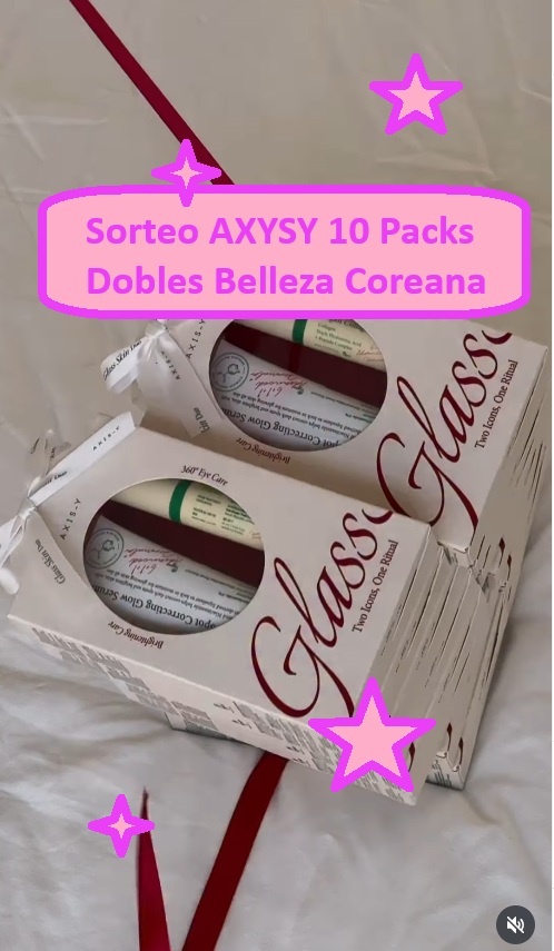 Sorteo AXYSY 10 Packs Dobles Belleza Coreana