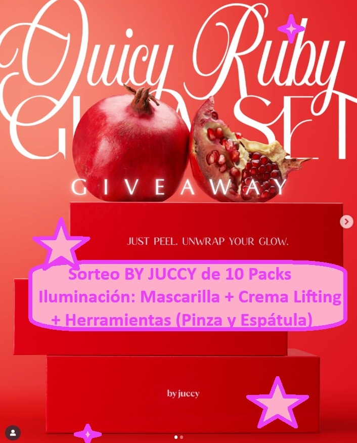 Sorteo BY JUCCY de 10 Packs Iluminación Mascarilla y Crema Lifting
