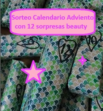 Sorteo Calendario Adviento con 12 sorpresas beauty