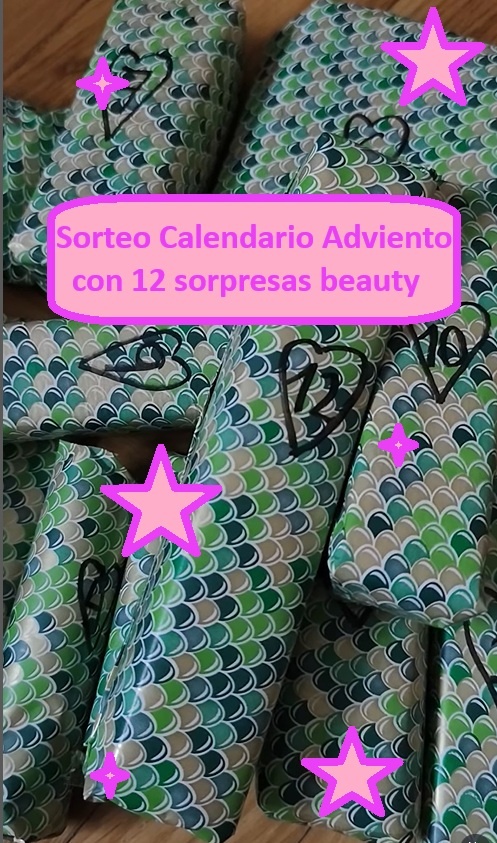 Sorteo Calendario Adviento con 12 sorpresas beauty