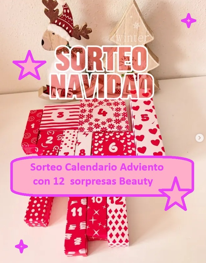 Sorteo Calendario de Adviento con 12 sorpresas beauty